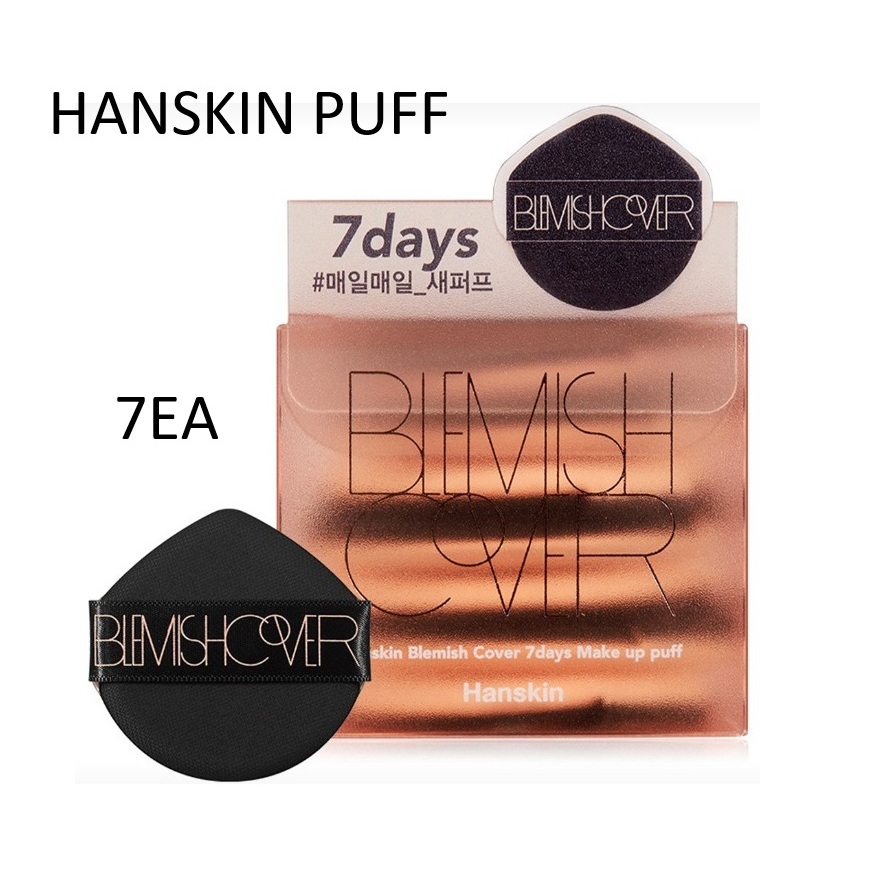 [HANSKIN] Blemish Cover 7days Puff (7EA)  Kem che khuyết điểm Blemish Cover 7days Puff