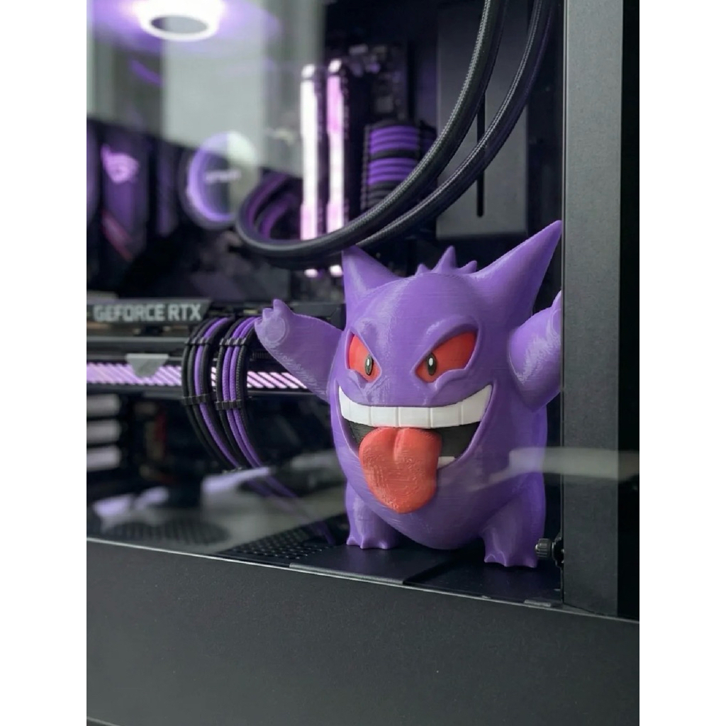 0096 Mô Hình Gengar Bám Kính Trang Trí PC & Góc Setup - Gengar Window Clinger Display Figure