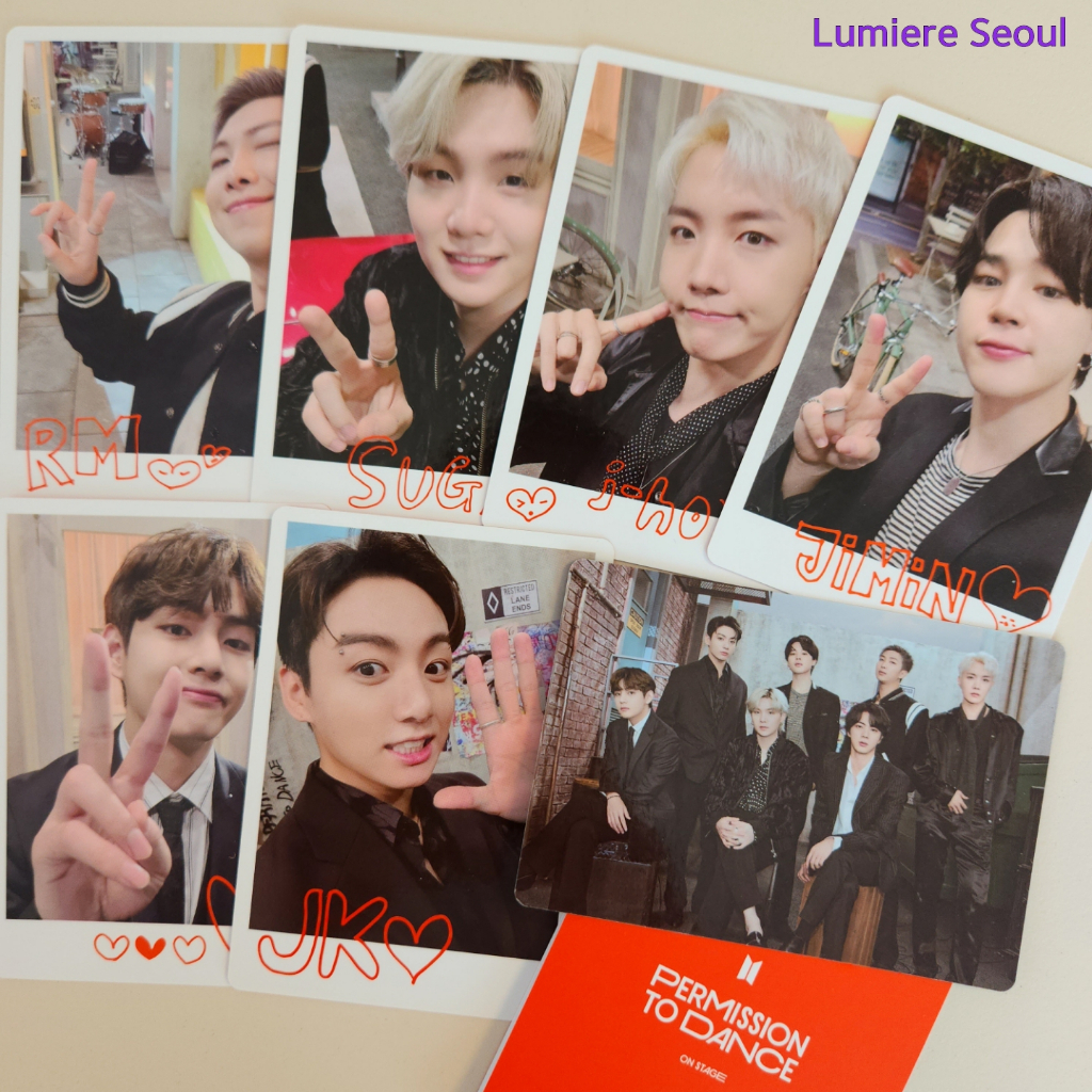 Thẻ Photocard / OT7 đặc biệt chính thức của BTS PTD