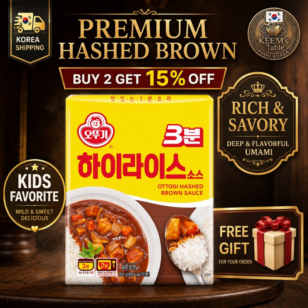 [Hot Hit] Sốt Cơm Băm Ottogi 3 Minute Hashed Brown Sauce Hayashi Rice Bestseller TikTok Viral Mukban