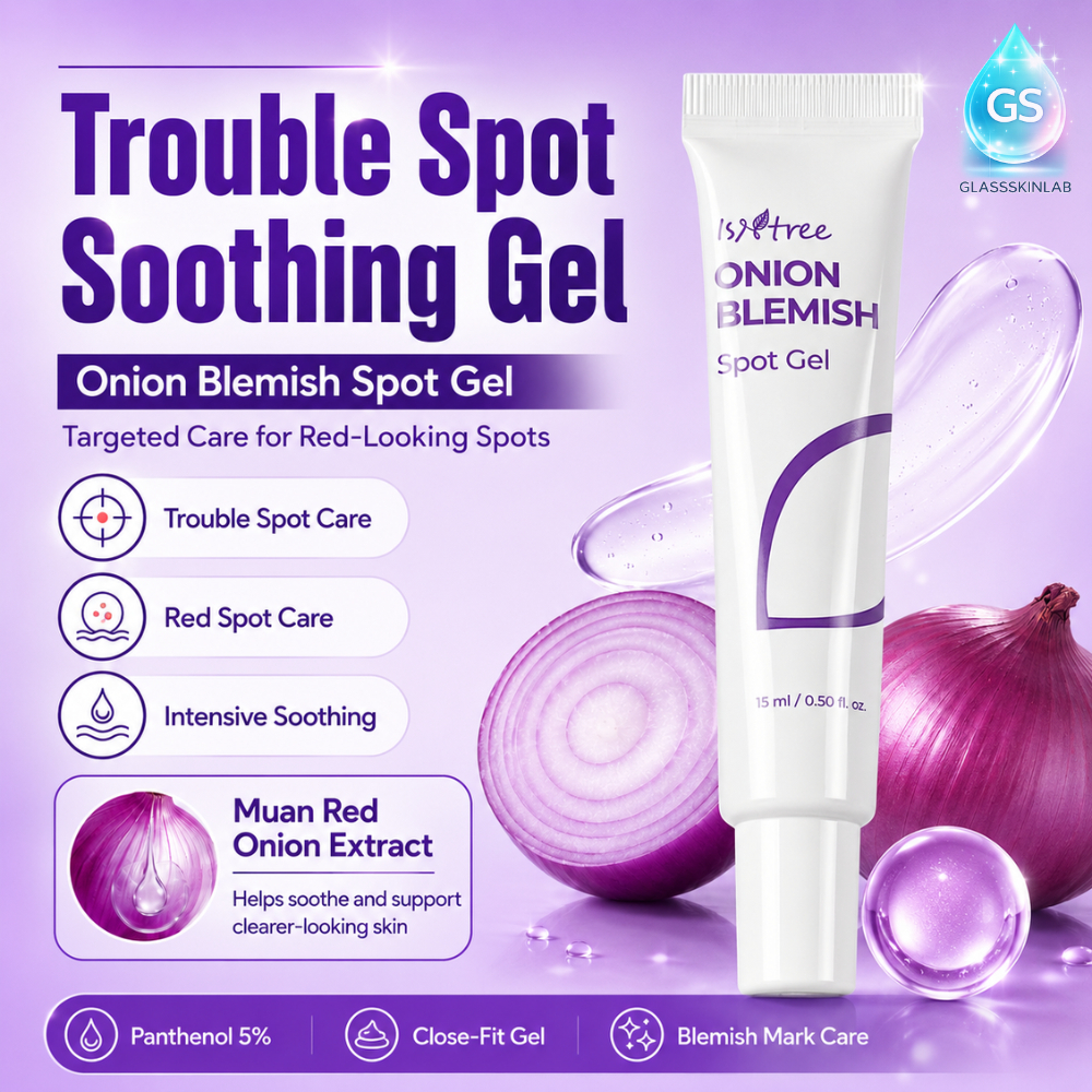 IsNtree Onion Blemish Spot Gel 15ml K-Beauty Trouble Care Chăm sóc tại chỗ Chống mụn Đỏ Da Làm dịu N