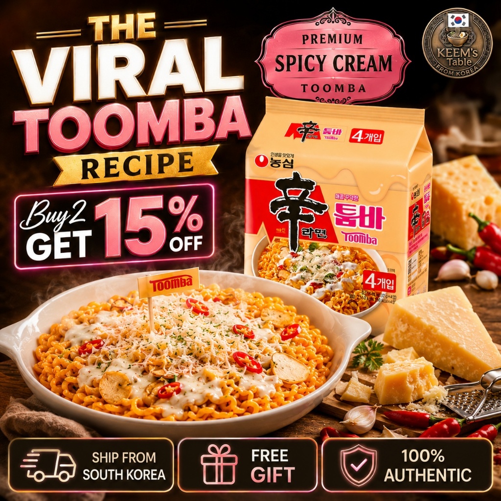 [Hot Hit] Mì Shin Toomba Nongshim Shin Ramyun Toomba K-Food Spicy Cream Noodle Bestseller TikTok Vir