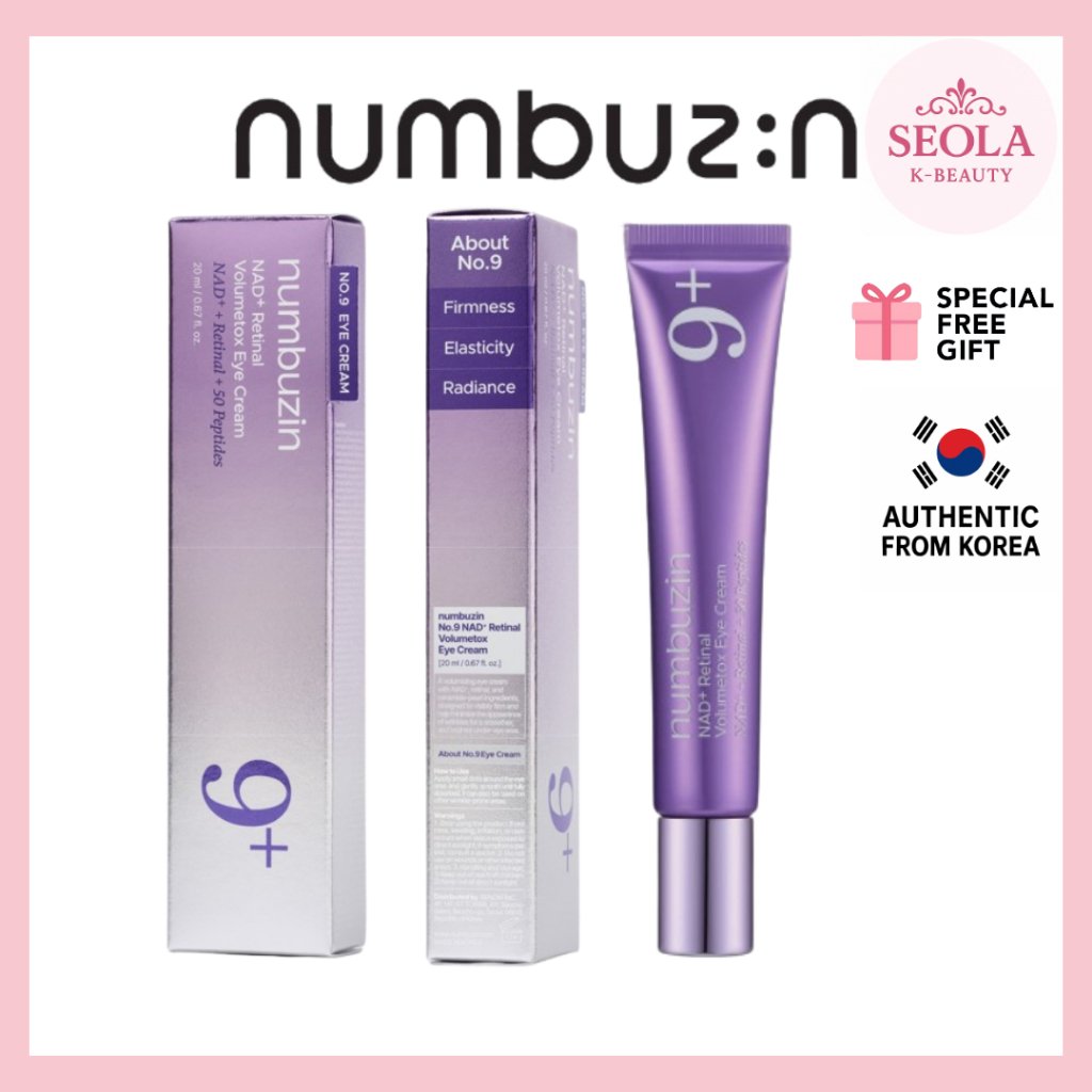 [numbuzin] No.9 NAD+ Retinal Volumetox Eye Cream / Kem mắt