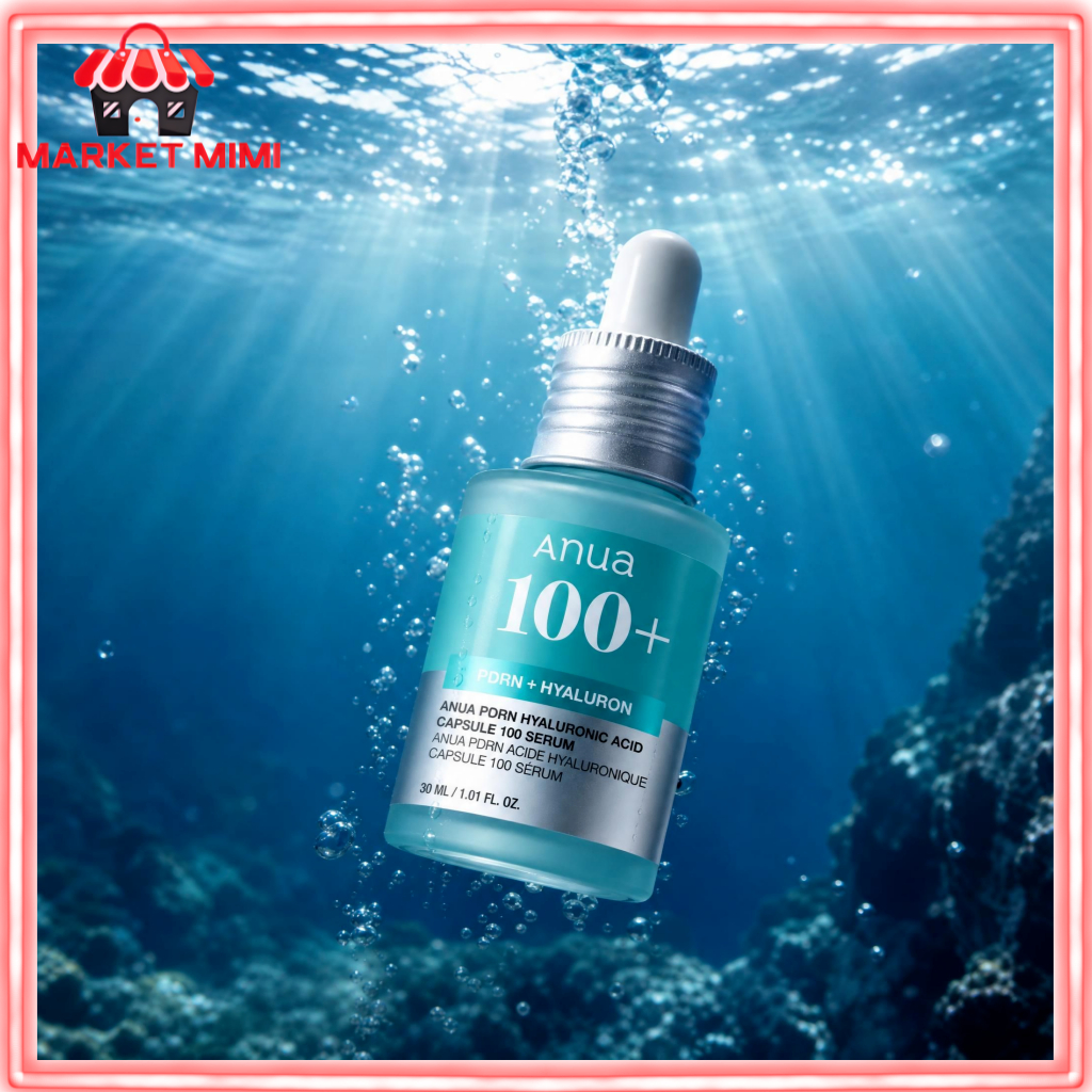 ANUA PDRN Hyaluronic Acid Capsule 100 Serum 30ml | Serum PDRN cá hồi | Axit Hyaluronic Hydrat hóa sâ