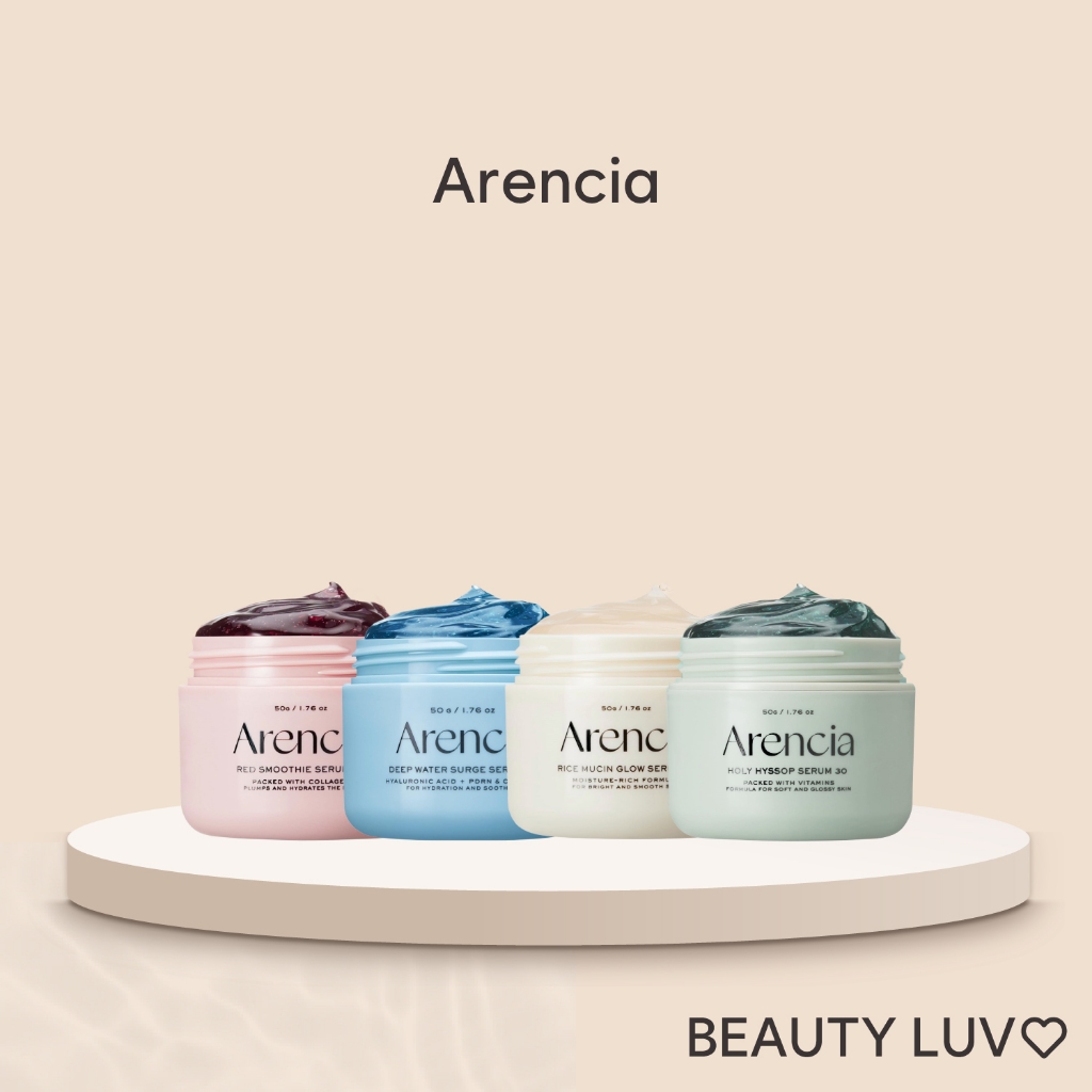 [Arencia] Serum 30 Collection / Máy phun nước sâu, Mucin Rice Glow, Smoothie màu đỏ, Holy Hyssop