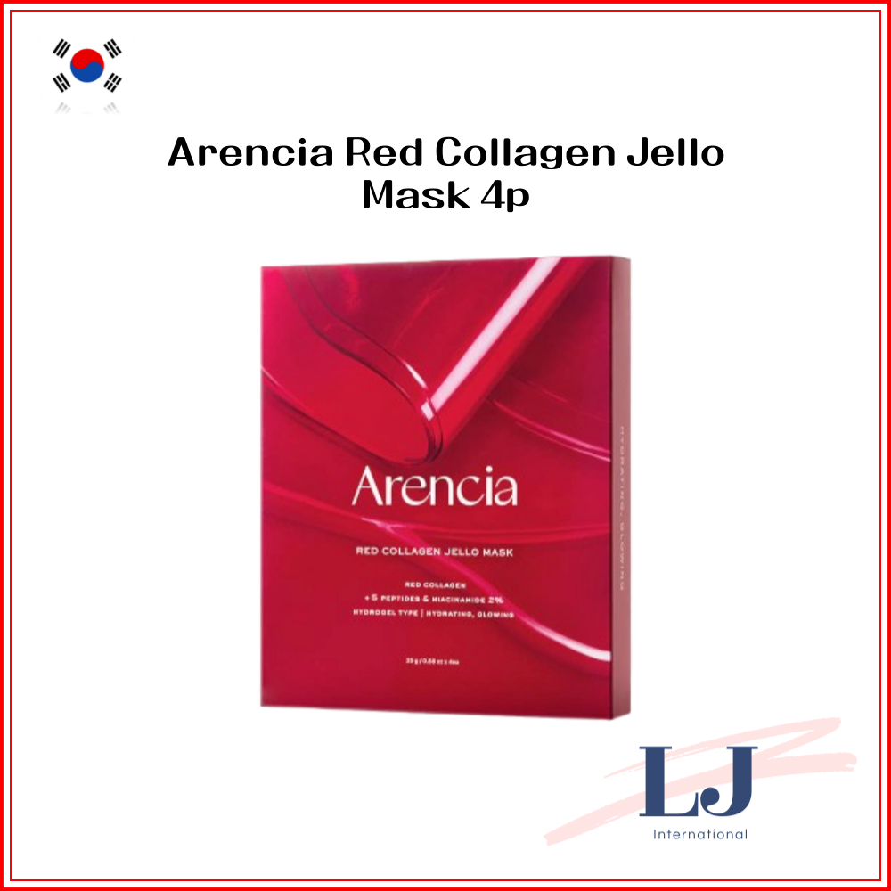 Mặt nạ Jello Collagen đỏ Arencia 4p