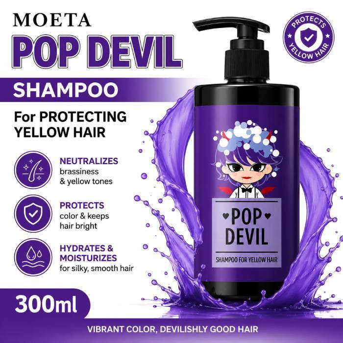 [MOETA] Pop Devil - Dầu Gội Tóc Vàng 300mL / K-BEAUTY