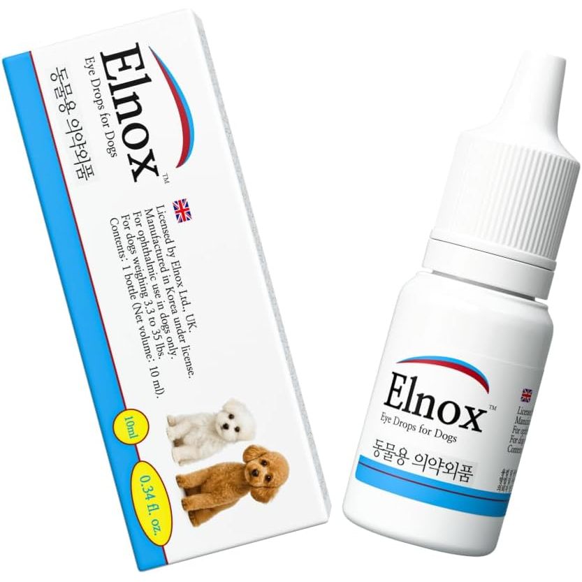 [Elnox] Eye Drops 10ml / Dung dịch vệ sinh mắt thú y dành cho chó