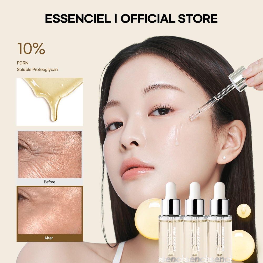 Serum phục hồi Essenciel PDRN (10ml x3) – Serum chống lão hóa & tăng cường Collagen mặt Hàn Quốc cho