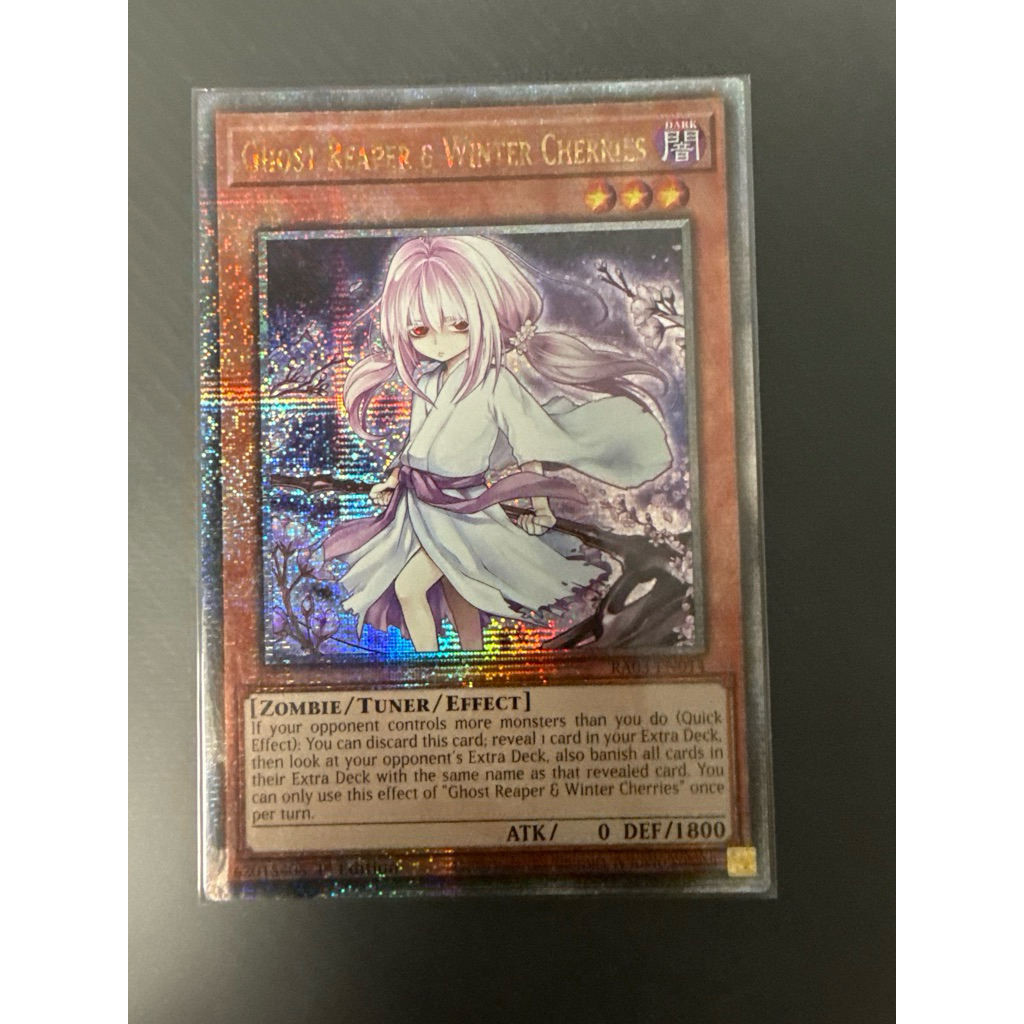 [WibuCardShop] Ghost Reaper & Winter Cherries (Alternate Art) (Quarter Century Secret Rare) - Quarte