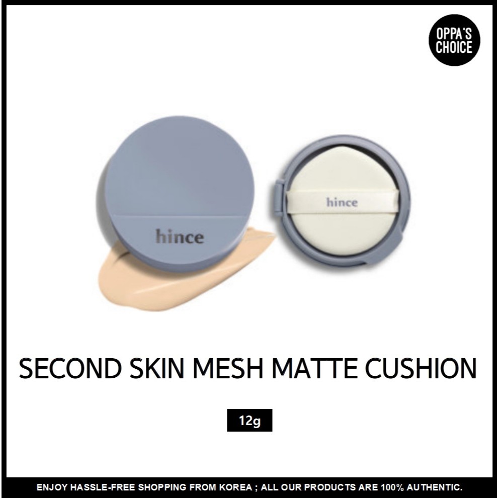 HINCE MẶT DA THỨ HAI MATTE CUSHION 12g SPF40 PA + + +
