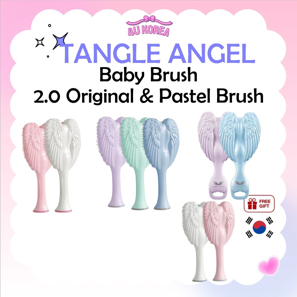 TANGLE ANGEL Baby Brush / 2.0 Original & Pastel Brush / K-BEAUTY