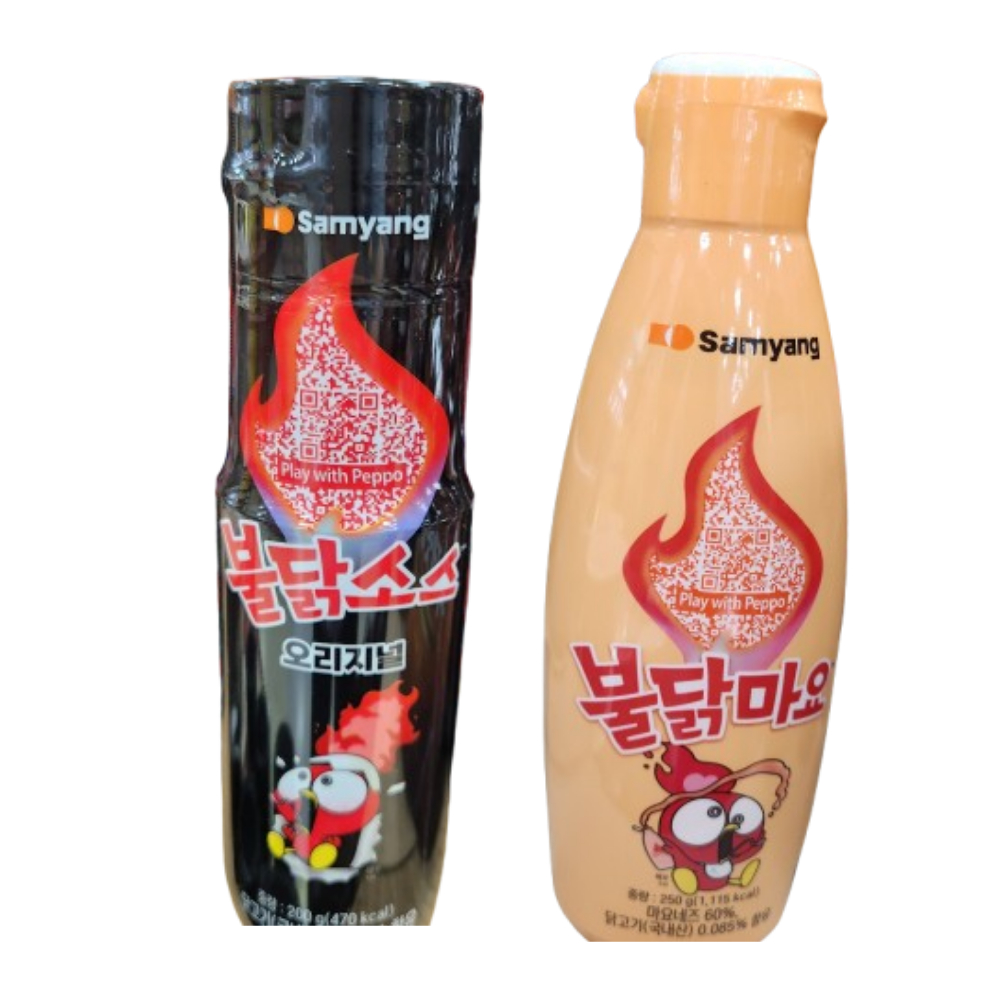 Sốt Samyang Buldak Original 200g + Buldak Mayo 250g Bộ Sốt Cay Hàn Quốc