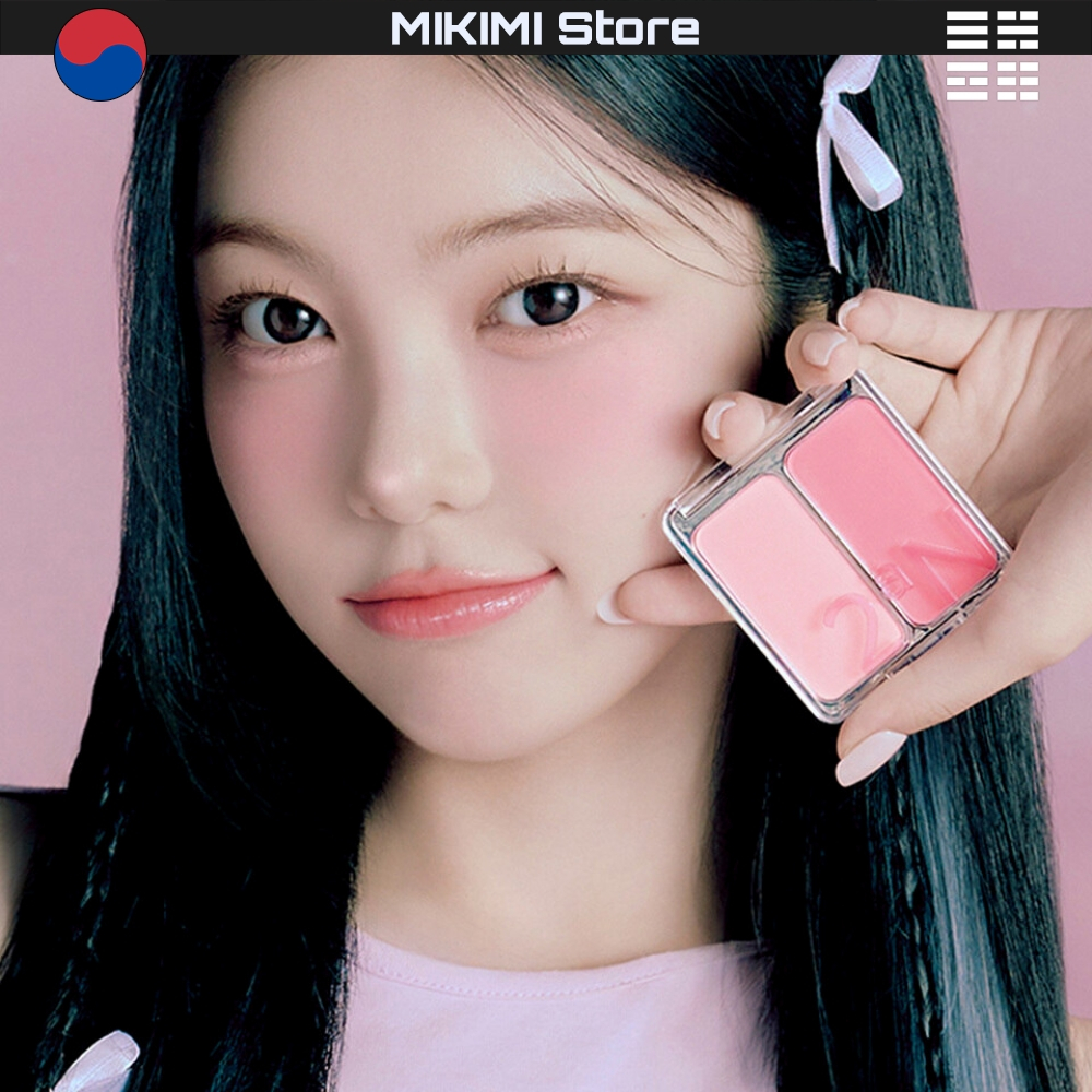 2aN Dual Cheek (17 Màu) - Cotton Candy Violet / Pink Petal / Juicy Peach