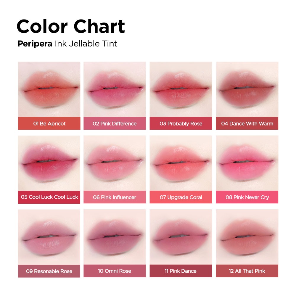 [PERIPERA - MÀU MỚI] Son Tint Mềm Mịn Bóng Nhẹ INK JELLABLE - 3.7g | BigBuy360 - bigbuy360.vn