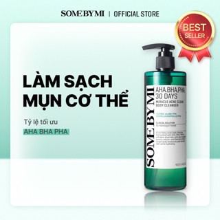 [SOME BY MI] Sữa tắm cho da mụn AHA-BHA-PHA 30 Days Miracle Acne Clear Body Cleanser 400g