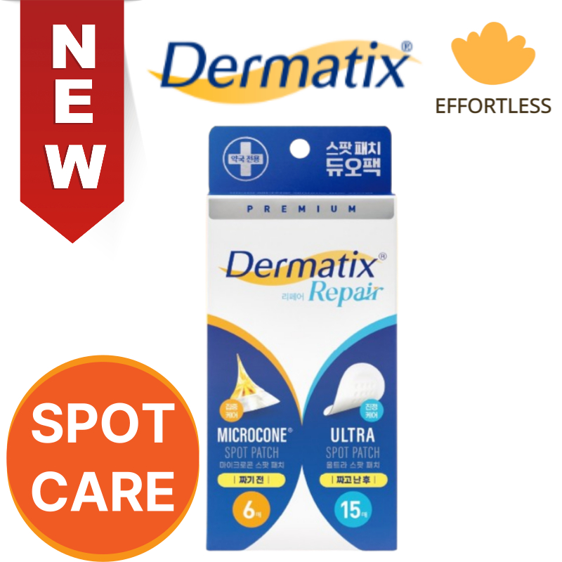 Dermatics Spot Patch Duo Pack Hydrocolloid Acne Patch Trước & Sau Chăm Sóc 21 Miếng Dán
