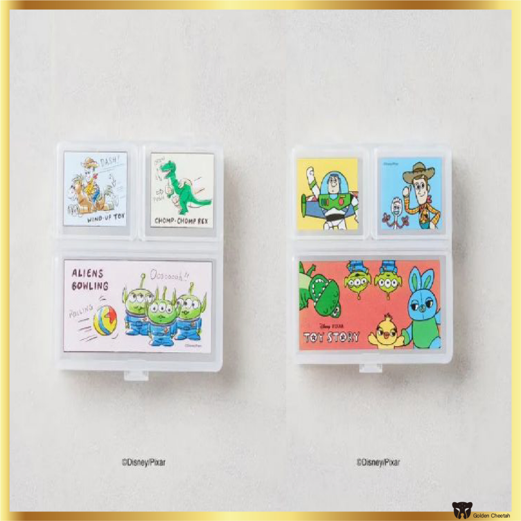 Hộp lưu trữ Mini Disney Toy Story – Bộ sắp xếp tối giản 3 ngăn Alien / Buzz