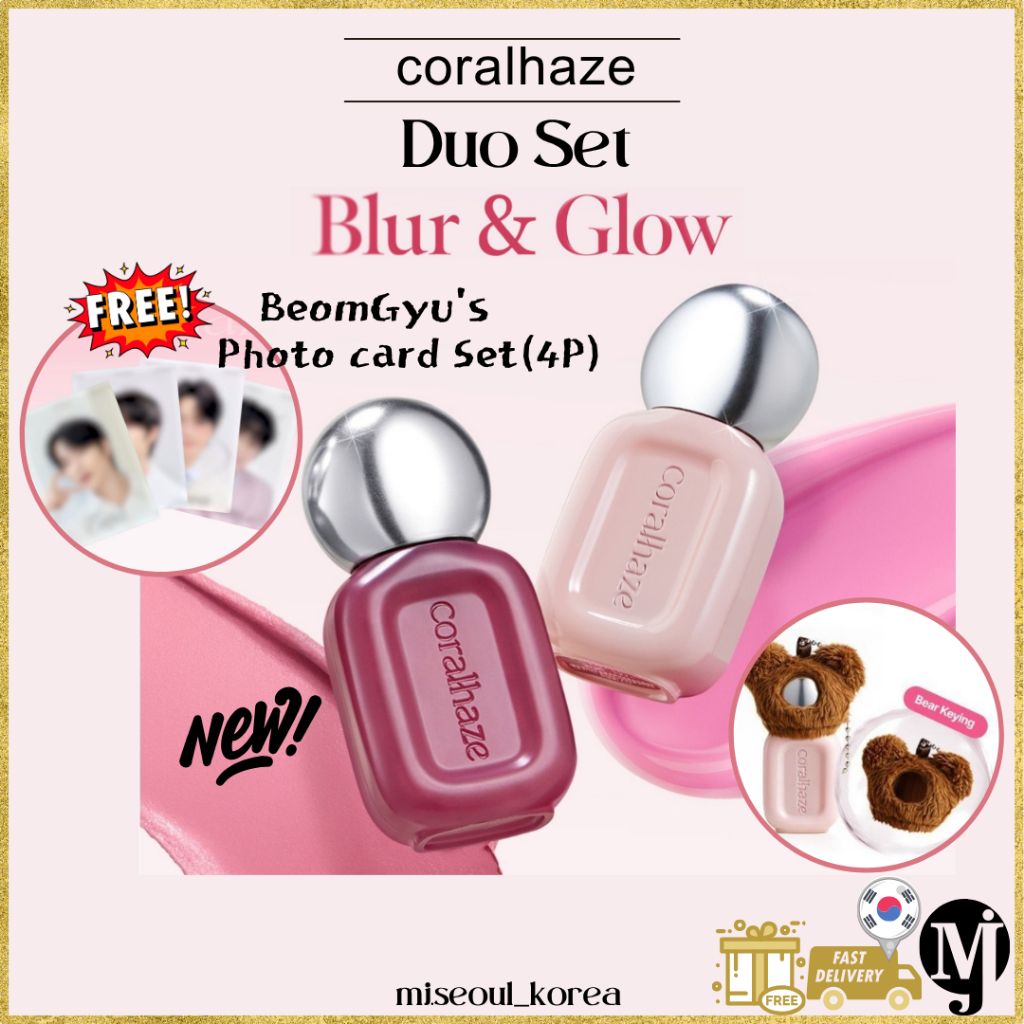 Coralhaze Blur & Dew Duo Set Base Velvet Tint Dew Drop Tint