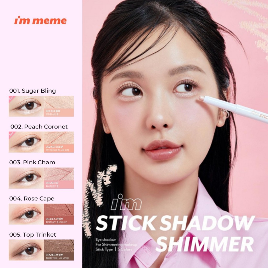 I'M MEME [I 'M MEME] I 'm Stick Shadow Shimmer 5 màu, Long lanh Eye Shadow Stick, Trang điểm dễ dàng