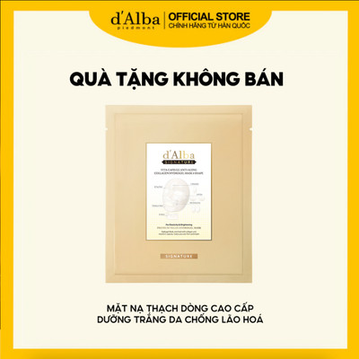 [QUÀ TẶNG – KHÔNG BÁN 1 ] Mặt nạ thạch dưỡng sáng da chống lão hóa cao cấp 1ea