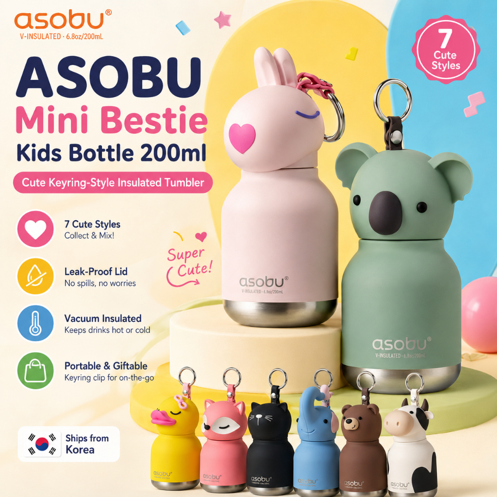 Bình sữa trẻ em ASOBU Mini Bestie 200ml
