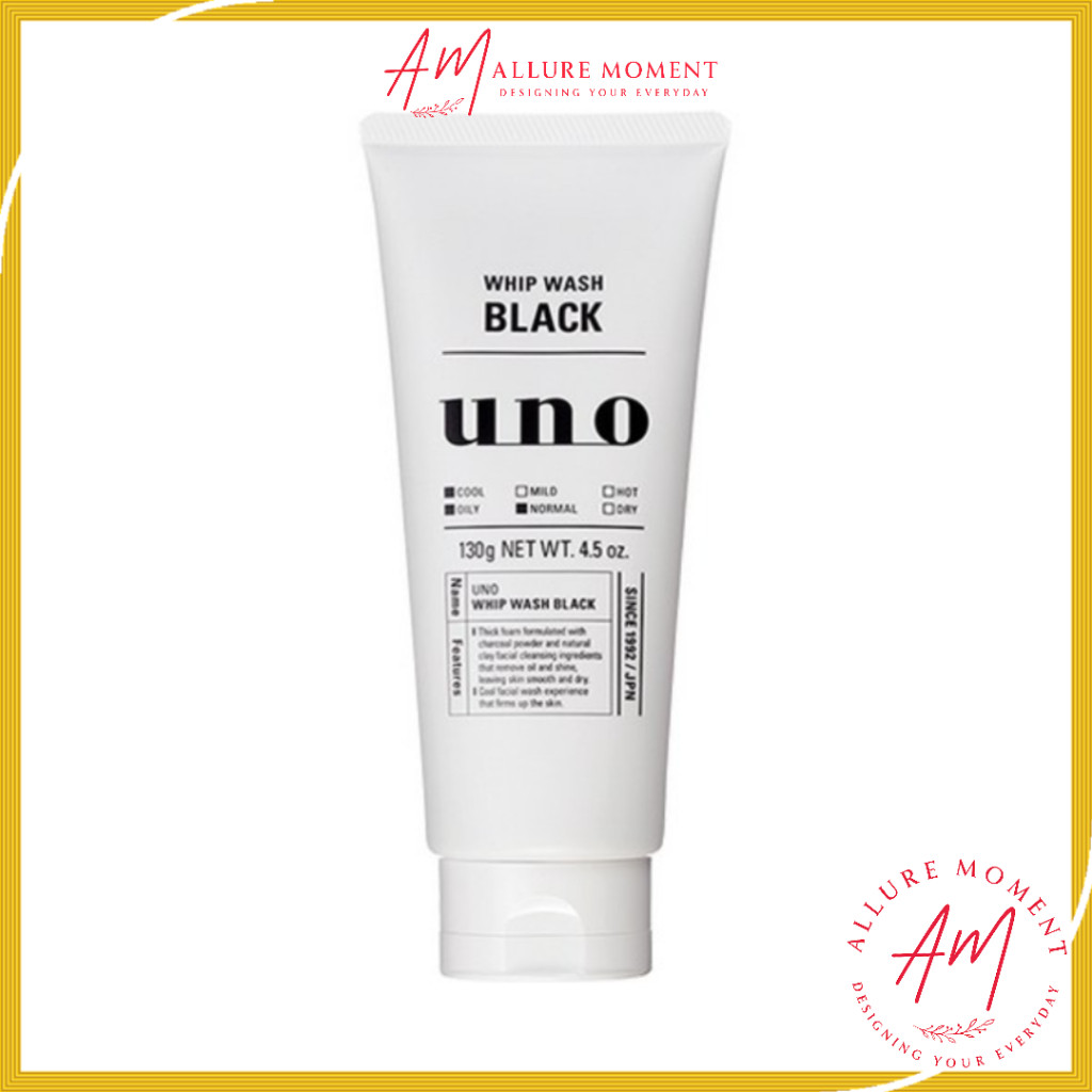 Sữa rửa mặt UNO Whip Wash Black – 130 g