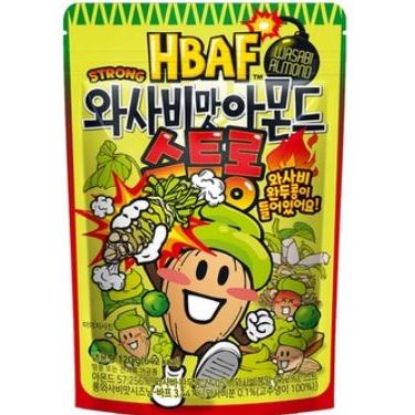 [HBAf] Hạnh nhân vị Wasabi (Mạnh) 120g