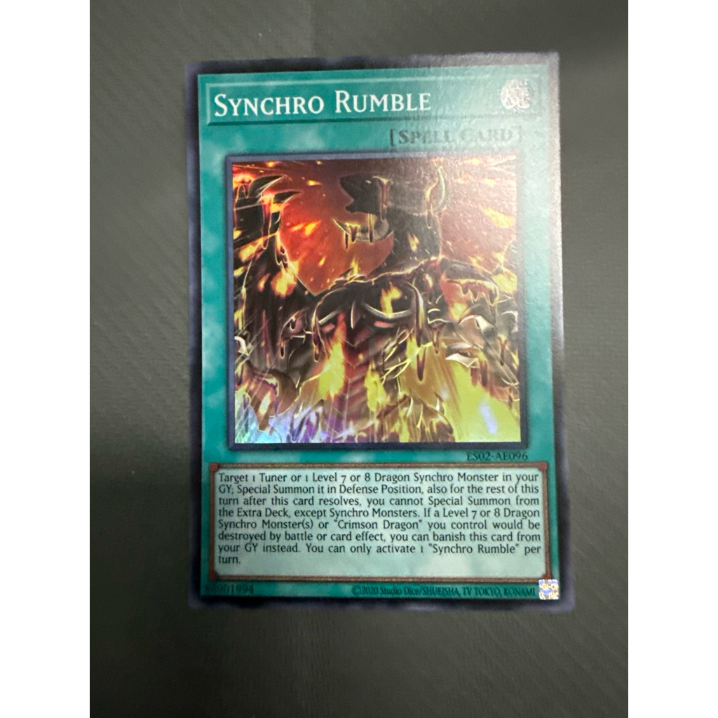 [WibuCardShop] ES02-AE096 Synchro Rumble