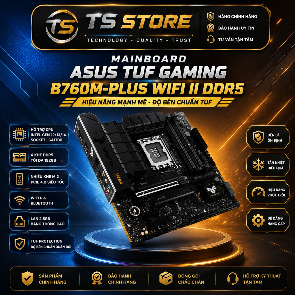 ASUS TUF Gaming B760M-PLUS WIFI DDR5