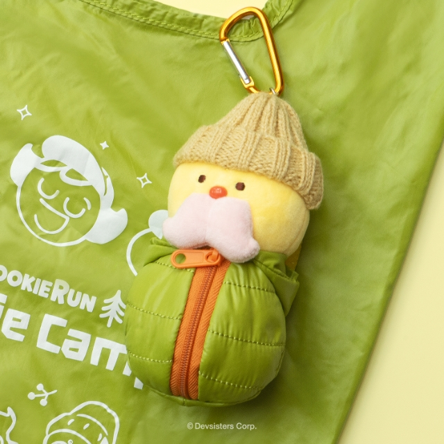 [Xác thực 100%] Cookie Run Cookie Camp Sugar Gnome Plush Keyring Folding Eco Túi mua sắm Chính hãng