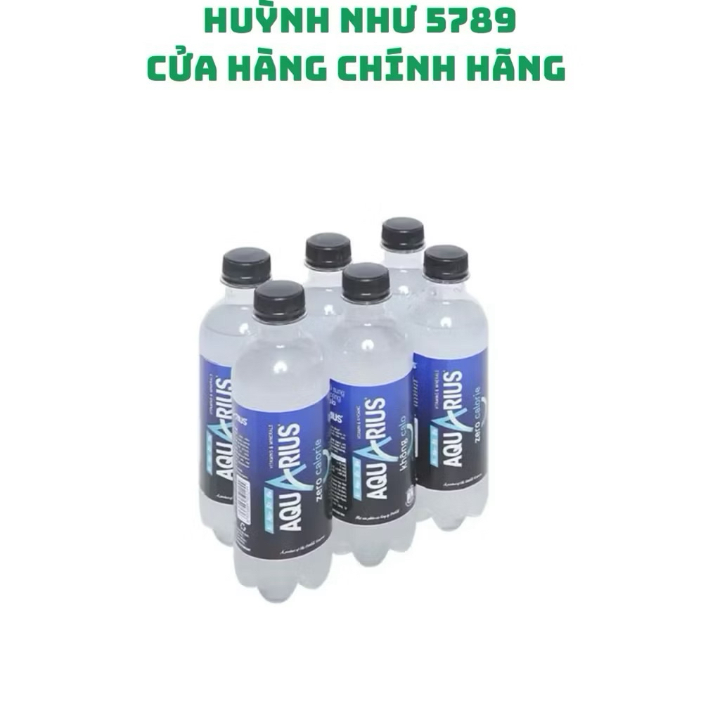 [CHÍNH HÃNG]Nước thể thao Aquarius không calo, lốc 6 chai, 390ml