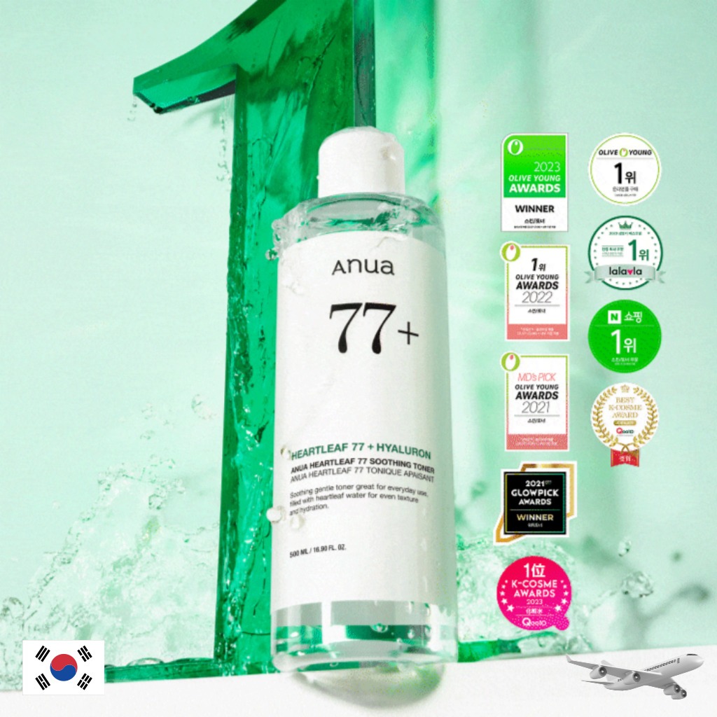 Nước hoa trái tim ANUA 77% SOOTHING TONER 250ml