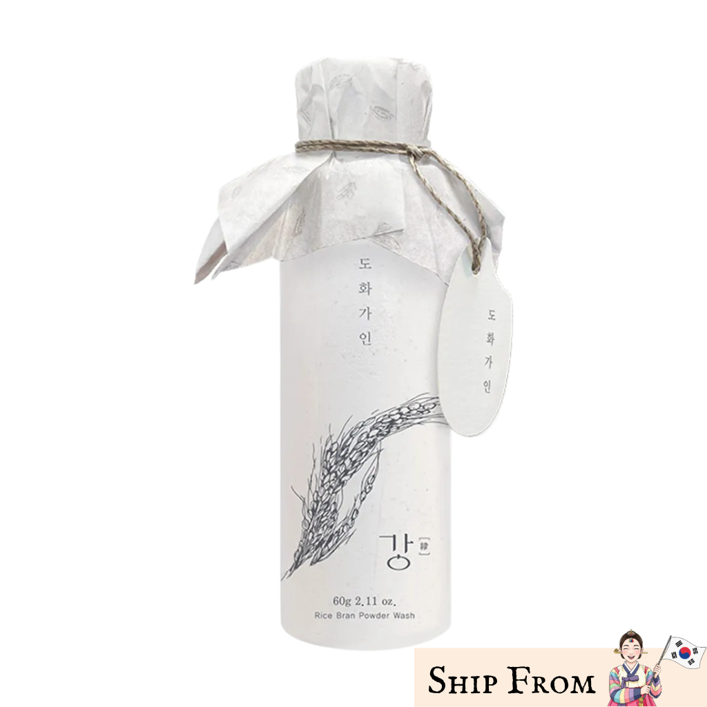 [House of Dohwa] Bột cám gạo 60g - Thân thiện với du lịch Hoàn hảo cho du lịch Không tràn, không giớ