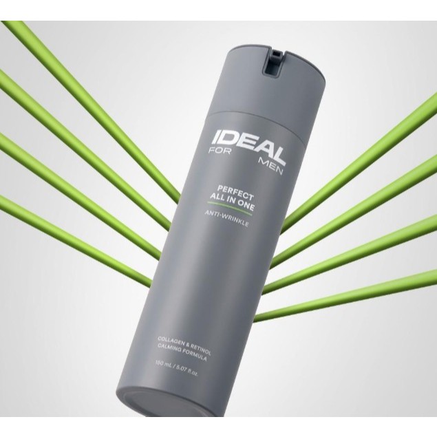 IDEAL FOR MEN Perfect All In One 150ml Tinh chất dưỡng ẩm nam Toner Lotion Essence Chăm sóc da Hàn Q