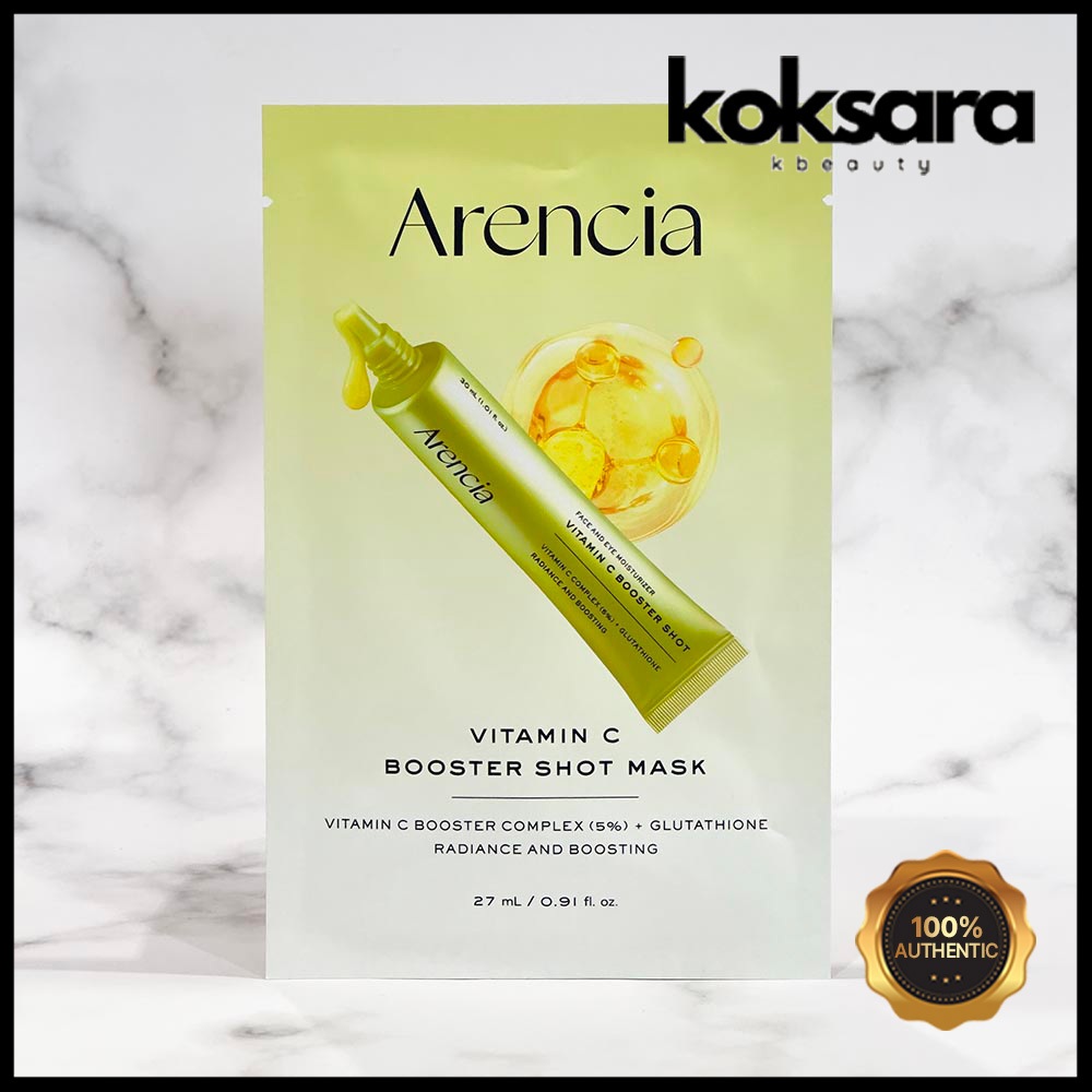 Arencia Vitamin C Booster Shot Mask 27ml × 1 Sheet