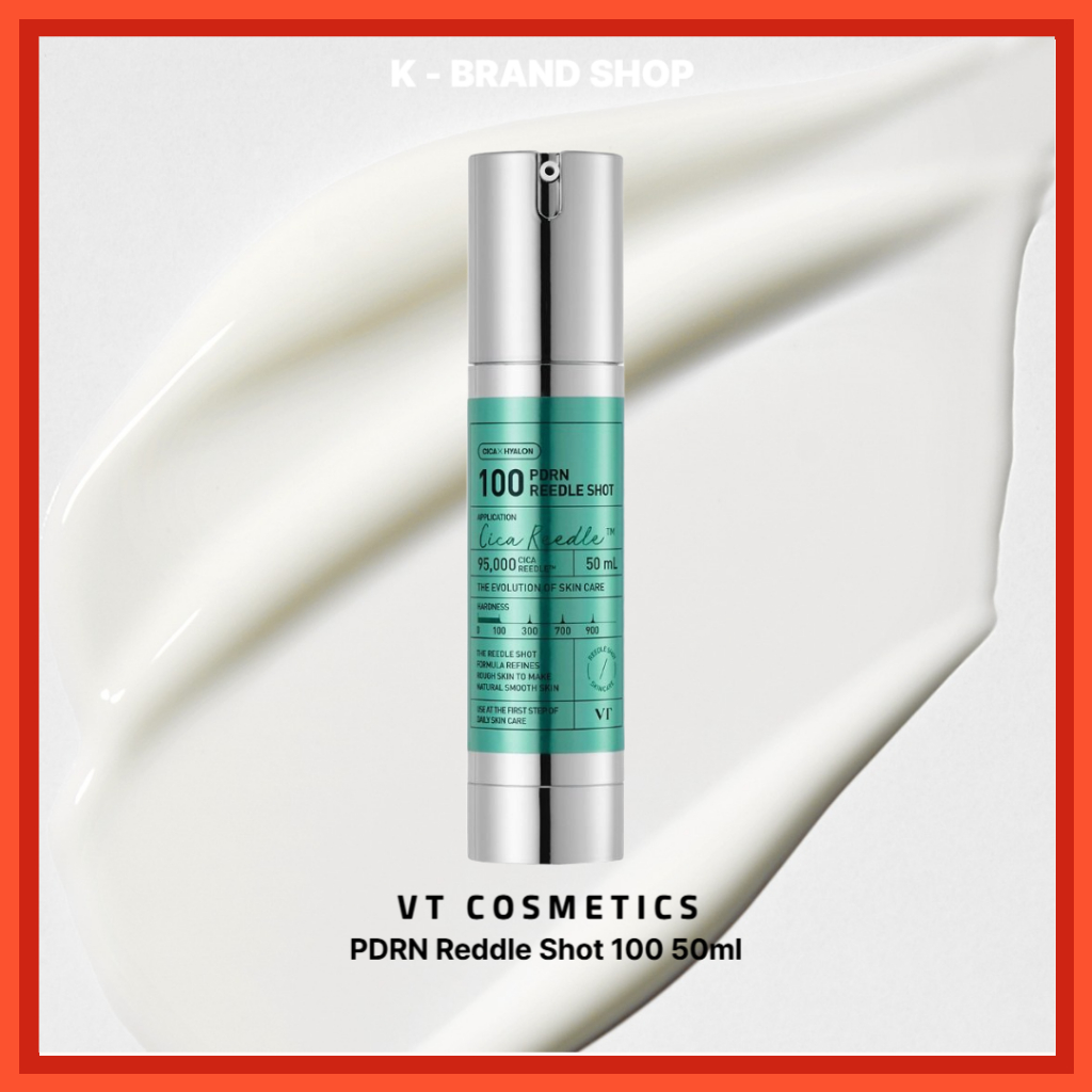 VT COSMETICS PDRN Reddle Shot 100 Serum 50ml – Tinh chất chống lão hóa, săn chắc, chăm sóc lỗ chân l
