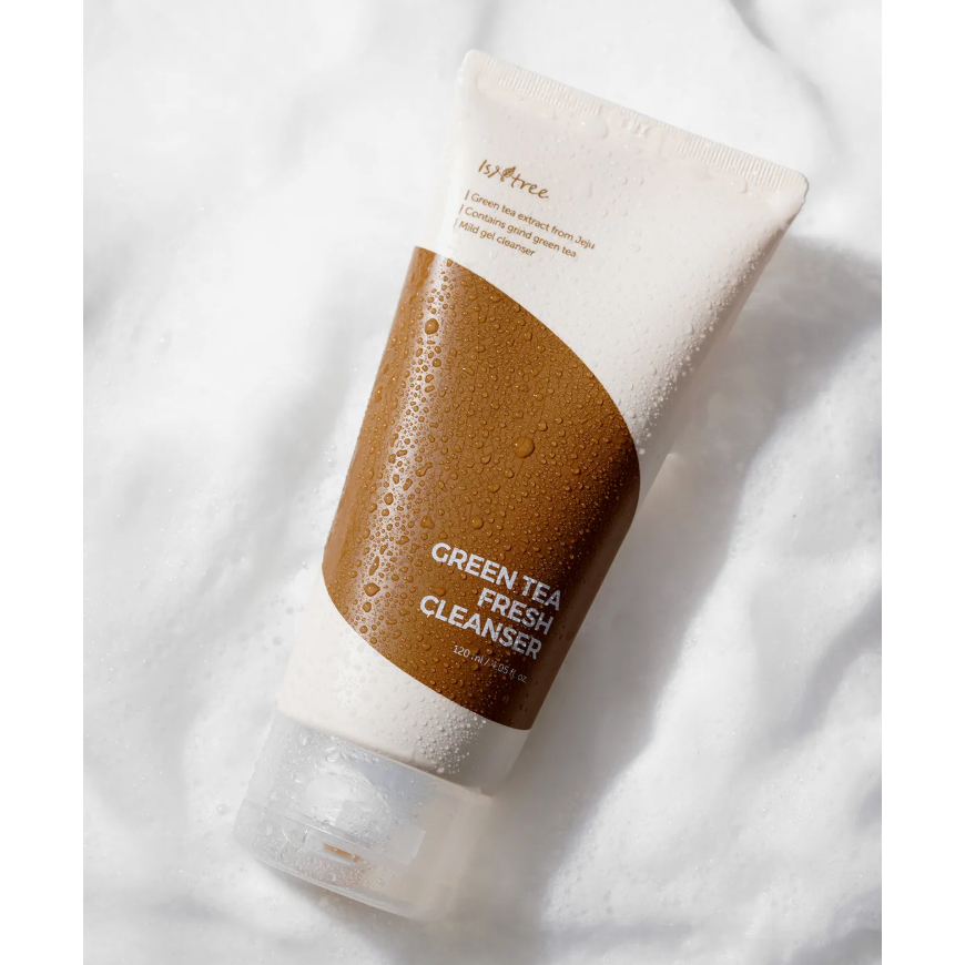 ISNTREE Sữa rửa mặt tươi trà xanh Istree 120ml