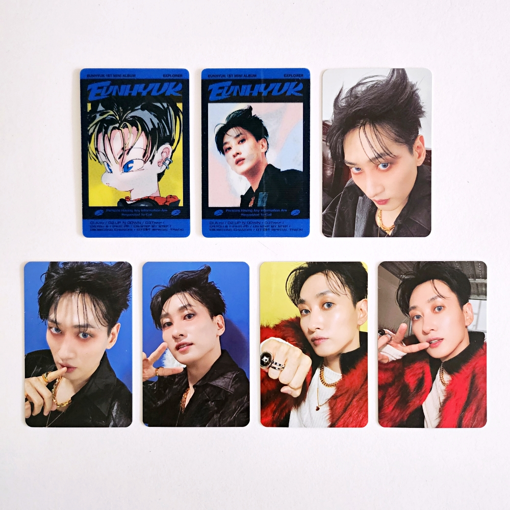 SUPER JUNIOR EUNHYUK THE 1ST MINI ALBUM EXPLORER Photocard chính thức