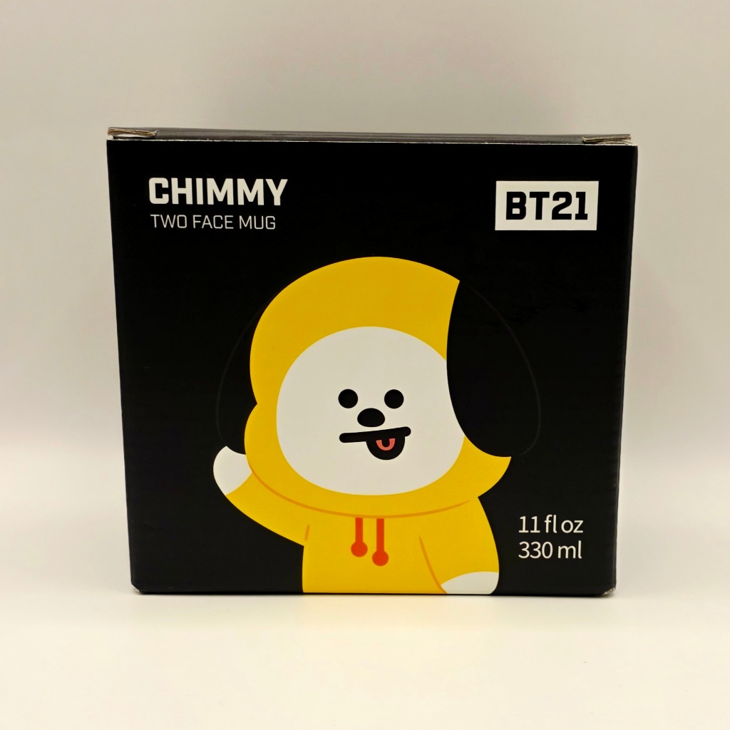 [Chính thức] Cốc BT21 CHIMMY HAI MẶT 330ml | Cốc cà phê gốm sứ hàng hóa BTS Jimin của LINE FRIENDS