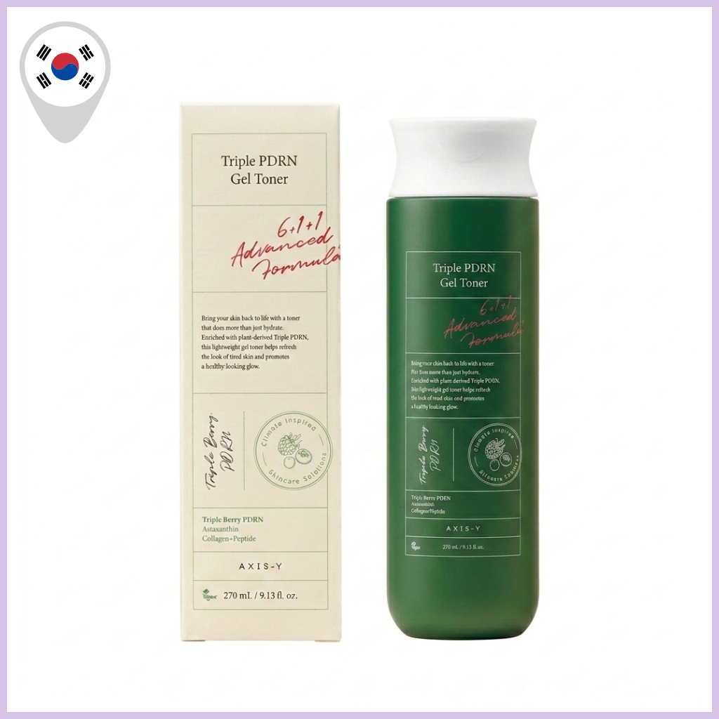 [AXIS-Y] Toner Gel Triple PDRN - 270ml, Toner dưỡng ẩm & làm dịu da mặt, PDRN & Triple Berry Complex