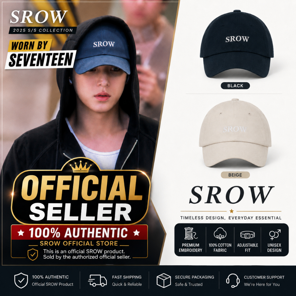 SROW Cap SEVENTEEN Mingyu, Jeonghan Worn Mũ Kpop Hàn Quốc