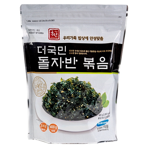 [The Kookmin] Đá rang Rong Biển Flakes 400g 1 Cái | Đĩa ăn gia đình cỡ trẻ em K-Food