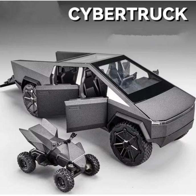 [Tesla] Xe mô hình đúc xe Tesla Cybertruck – tỷ lệ 1: 24