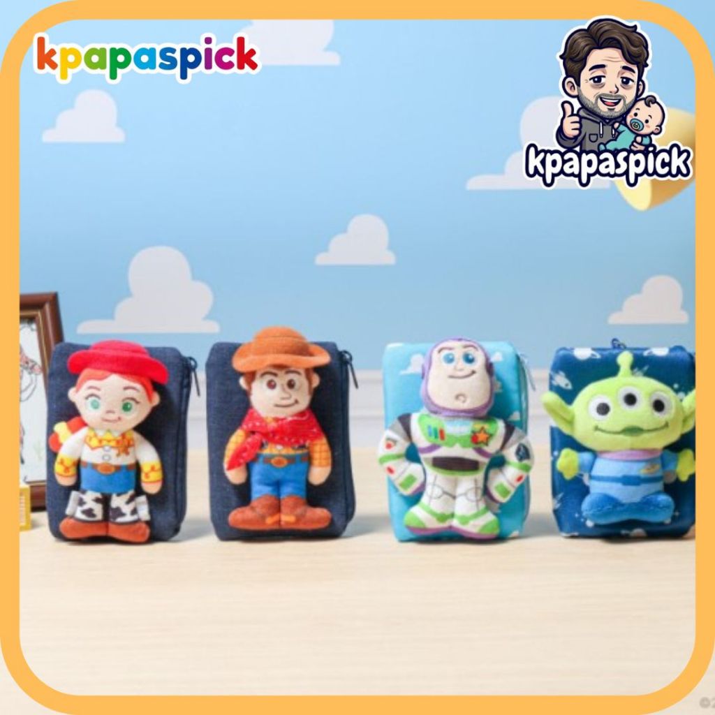 Lotte Cinema Toy Story 5 Móc khóa túi chính thức (Woody, Buzz, Jessie, Alien)