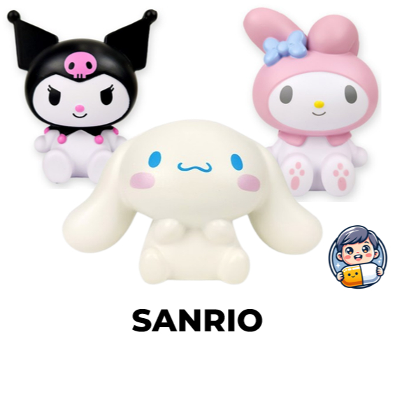 [SANRIO] Nhân vật Sanrio Squishy (Kuromi / My Melody / Cinnamoroll) Vận chuyển từ Hàn Quốc