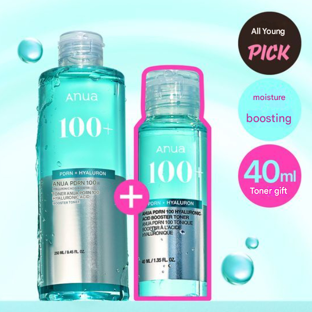 [ANUA] Bộ mực tăng cường axit Hyaluronic Anua PDRN 100 250ml (+ 40ml)