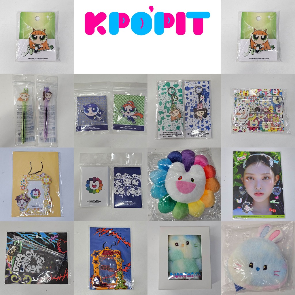 [Sẵn sàng giao hàng] Newjeans-Pen/Keyring/Sticker/Photocard holder/Bunini Plush/Pouch/PENCIL BOARD