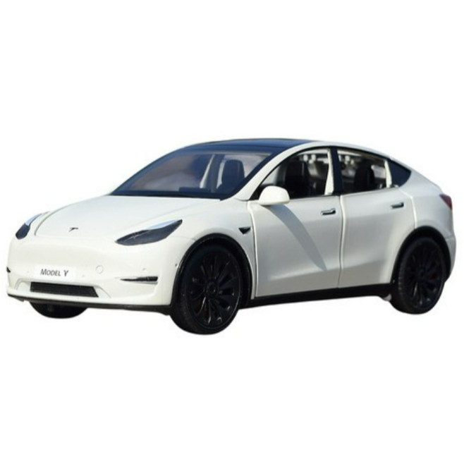 [Welly] Xe đồ chơi SUV điện Tesla Model Y Diecast 1: 24