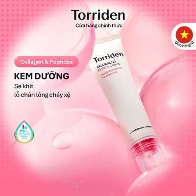 [Torriden Chính hãng] Kem dưỡng săn chắc da CELLMAZING chứa Collagen, 60ml, Cream